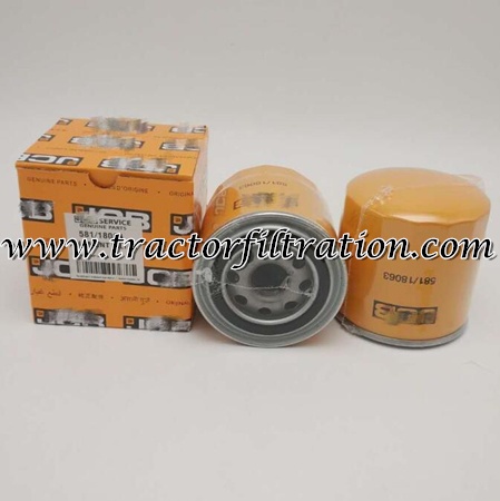 Filtre à Huile Transmission NEUF Pour JCB 3CX 3DX 1400B 1550B - Pièce Aftermarket En Acier